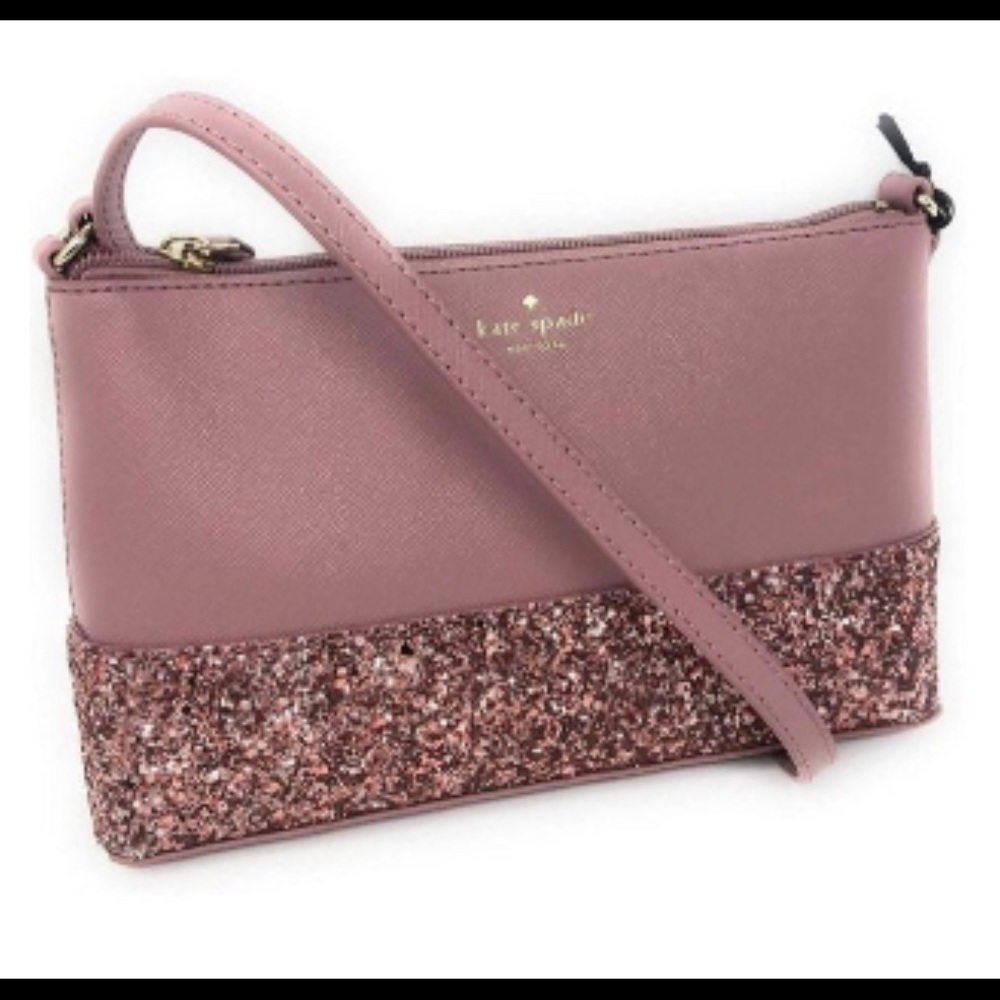Kate Spade Greta Court Ramsey Glitter Crossbody Bag